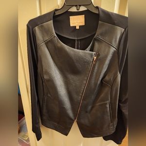 Gibson Latimer Biker Moto Faux Leather Jacket Size XL
